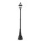 Z-Lite Westover 3 Light Outdoor Post Mounted Fixture, Black & Clear Beveled 580PHB-564P-BK - alternate 2
